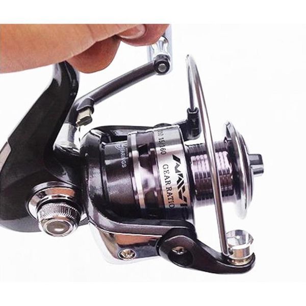 

full metal spinning fishing reel 5.5:1 gear ratio high strength wheel acr1000-acr7000 baitcasting reels