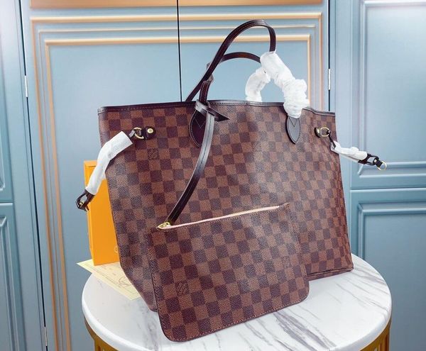 

womens leather handbags female mother package bags hand bill of lading shoulder bag women bag+small baglvlouisvitton