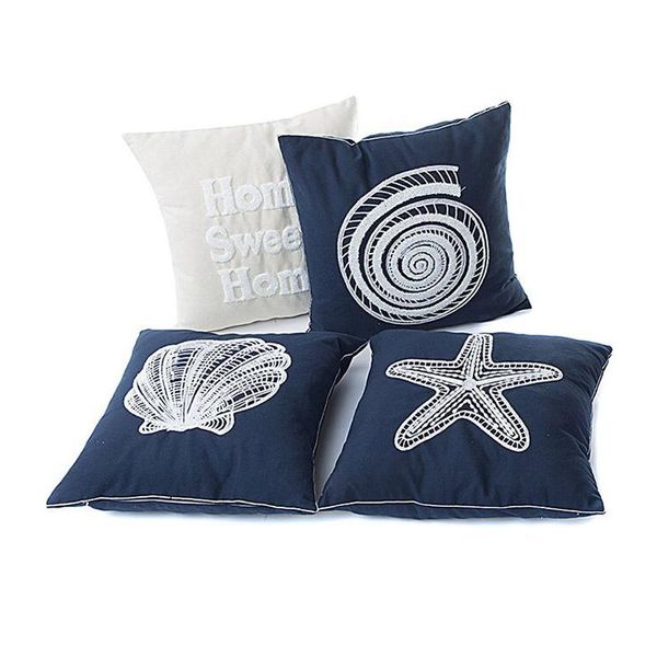 

cushion/decorative pillow canvas mediterranean embroidery pillowcase decoration for sofa home decorative cushion cover