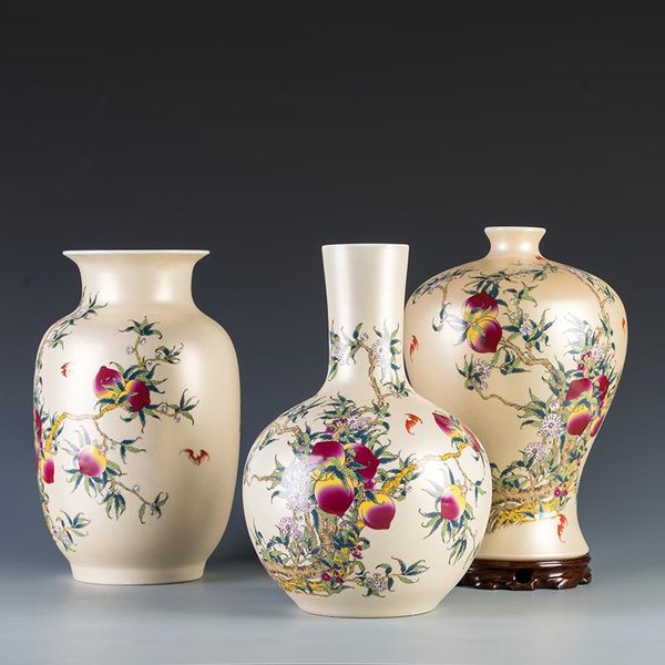 

vases retro ceramic vase deskflower arrangement home living room wine cabinet antique decoration crafts porcelain gift
