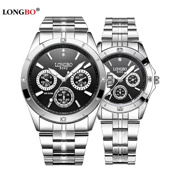 

wristwatches three-eye face simple fashion casual quartz ladies watch waterproof couple, Slivery;brown