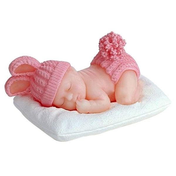 

baby sleep fondant cake tool handmade silicone soap mold for candle diy decorating wedding home decor tools