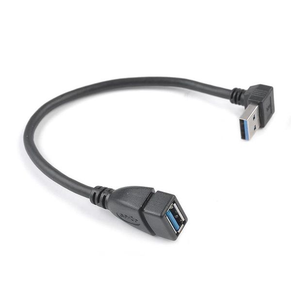 

video cables & connectors retail usb 3.0 angle 90 degree extension cable male to female adapter cord data