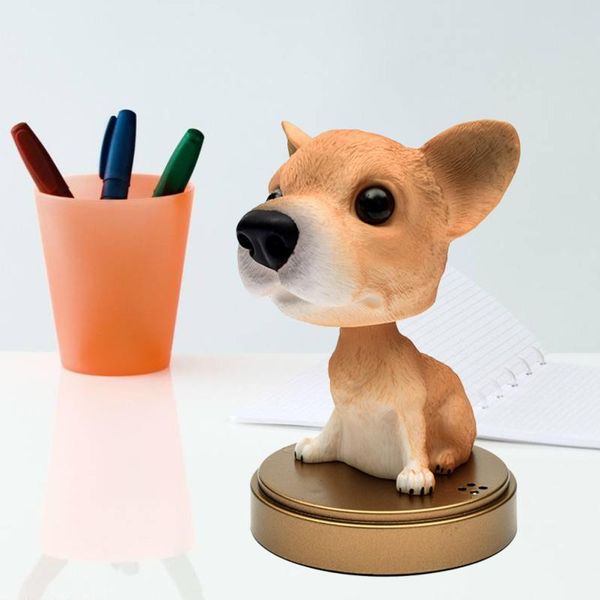 

car accessories air freshener solid perfume cute shaking head dog for auto interior decoration products creative animals men