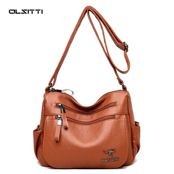 

pu leather shoulder bags for women 2021 luxury fashion casual women's designer crossbody bag sac epaule