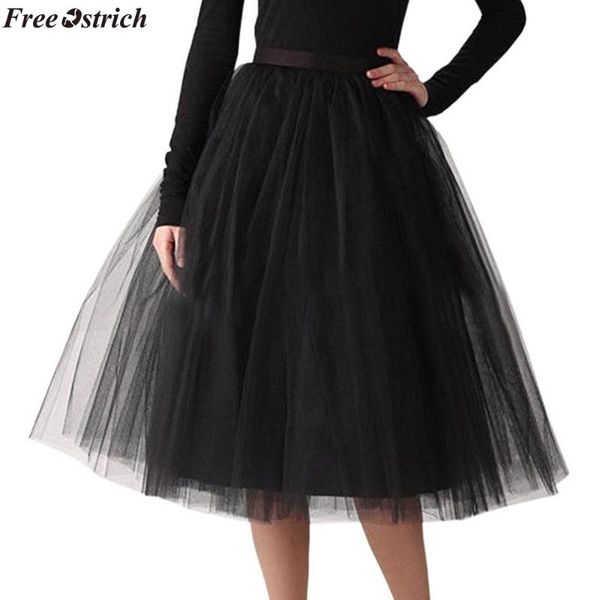 

skirts ostrich 2021 womens pleated gauze draped skirt tutu dancing drop, Black