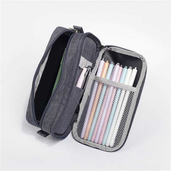 

VF8 solid zipper large capacity case solid zipper large capacity pencil bags boxpencil box case
