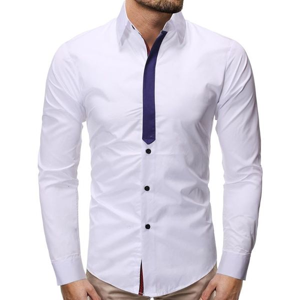 

men's casual shirts quality french cufflinks covered button turndown collar long sleeve solid plain business men slim fit non-iron dres, White;black