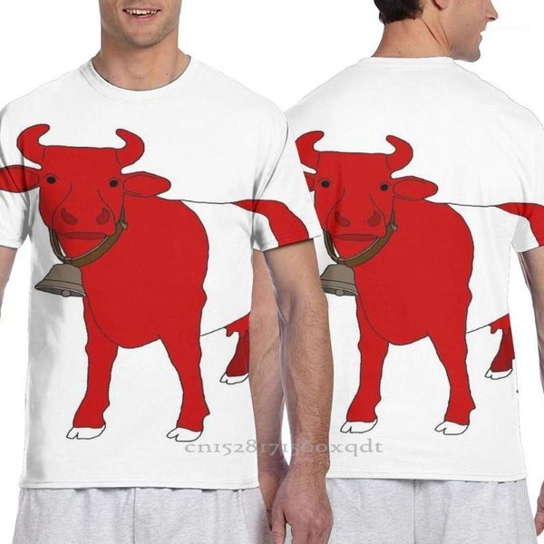 

men's t-shirts happy swiss cow men t-shirt women all over print fashion girl t shirt boy tees short sleeve tshirt, White;black