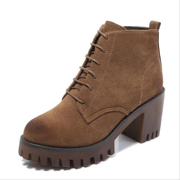 

boots nice women high heel half short ankle winter snow botas fashion footwear warm heels boot shoes zapatos mujer z588, Black