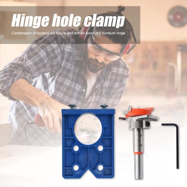 

professional drill bits woodworking hinge hole opener locator guide bit punch drilling positioner for door cabinet drawer