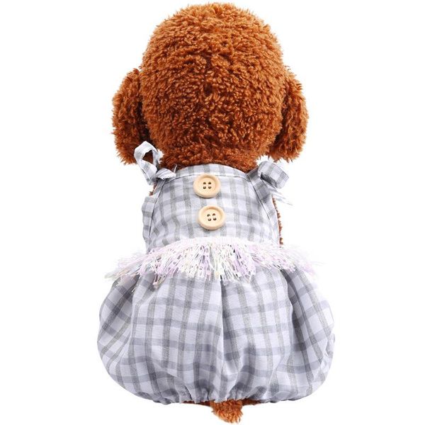 

dog apparel cute lattice pet cat summer shirt vest pajamas clothes for yorkie poodle small puppy jacket coat costume clothing