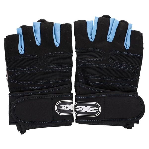 

wrist support weight lifting gym gloves training fitness wrap workout exercise sports, Black;red