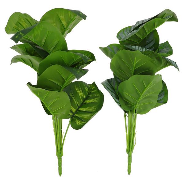 

decorative flowers & wreaths 2pcs artificial leaves ornaments simulation adornments decors