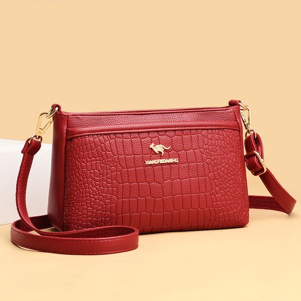 

summer and spring middle aged women's korean stone single room messenger simple versatile mother's hand bag fashion