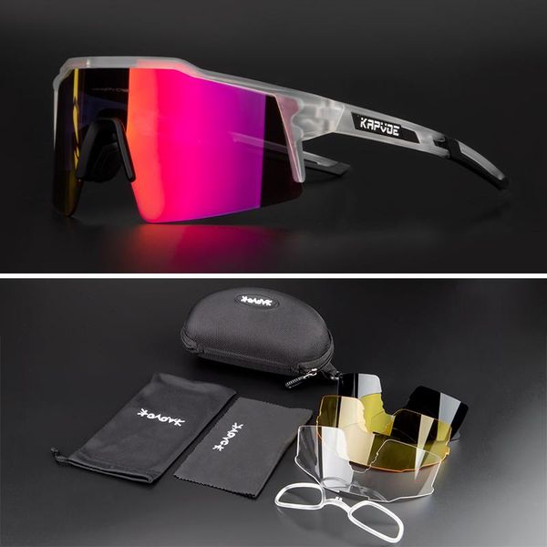

outdoor eyewear 2021 men women cycling sunglasses polarized 4 lens glasses bike sport bicycle racing mtb goggle fishing driving