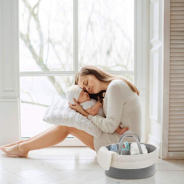 

laundry bags baby storage box cotton rope diaper stackers clothing bag great container for home 2021 arrivals