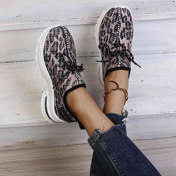 

sandals ladies shoes for women sneakers leopard casual 2021 vulcanized female platform wedges tenis feminino bkmt, Black