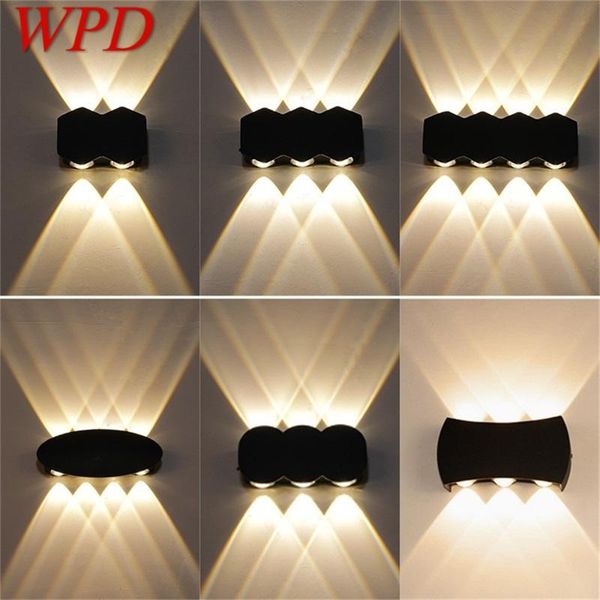 

outdoor wall light led waterproof aluminum sconces simple creative decorative for patio porch garden bedroom lamps