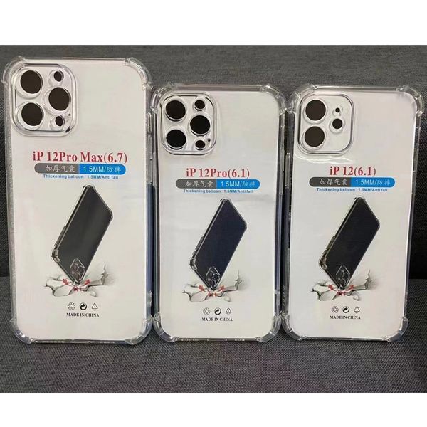 Capas de TPU macias à prova de choque de 1,5 mm para nada telefone 2 1 One Plus 11R ACE 2V Nord 3 Xiaomi 13T 13 Pro POCO X5 Redmi K60 K60E Note 12 4G 12S Transparente transparente capa de quatro cantos