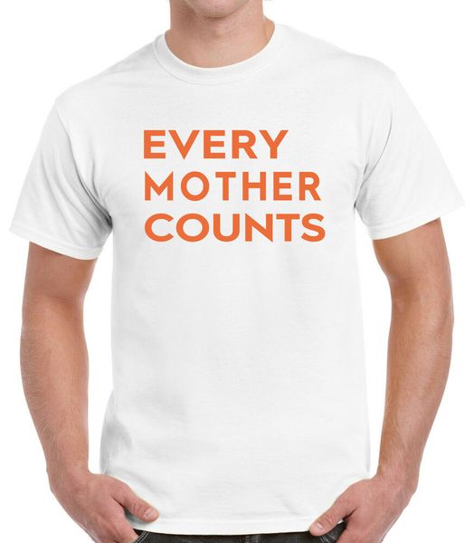 

every mother counts t-shirt, White;black