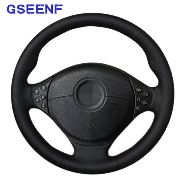

steering wheel covers car cover black artificial leather for e39 5 series 1999-2003 e46 3 1999-2005 e53 x5 e36 z3