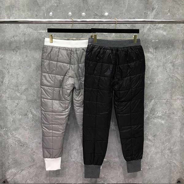 

men's pants 2021 fashion brand cotton men winter loose windproof and waterproof casual trousers thick keep warm, Black