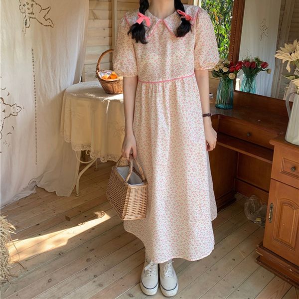 

casual dresses hzirip folding dress, plied with a peter neck pan, smooth, korean, puffing sleeve, for ladies, summer loose, ve20, Black;gray