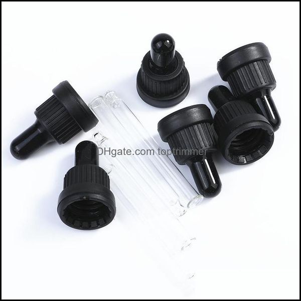 

essential oil fragrance deodorant health & beautyglass dropper pipet cap plastic black white ribbed tamper evident seal droppers 5ml 10ml 15
