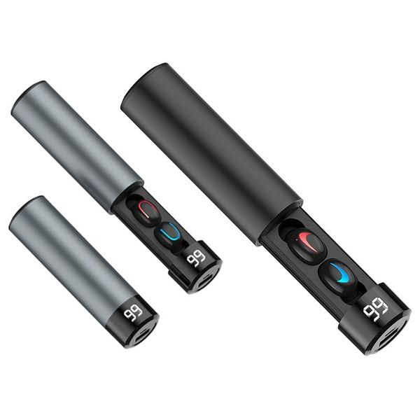 

wireless earbuds 3d stereo bluetooth earphone 5.0 & q67 headset, (with 1200mah charging box) headphones earphones