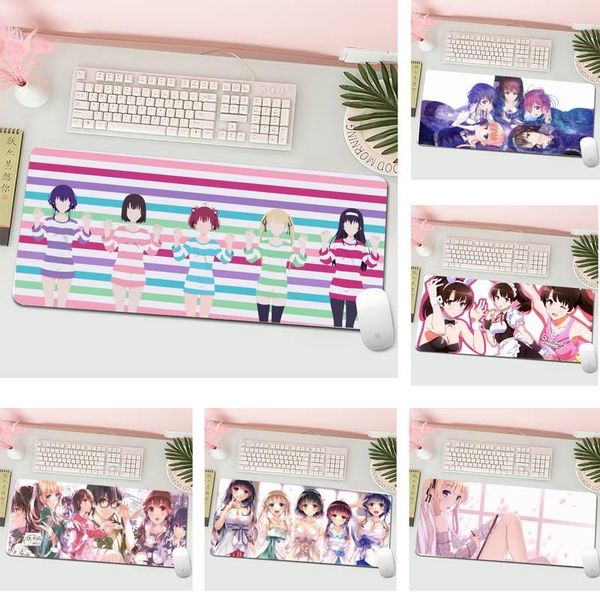 

mouse pads & wrist rests saenai heroine no sodatekata large pad pc computer mat l gamer keyboard desk tablet gaming