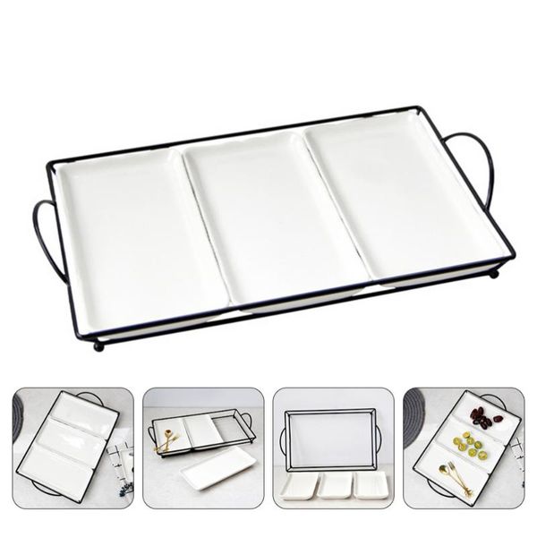 

dishes & plates 1 set of ceramic dried fruit tray snack storage dish decorative candy