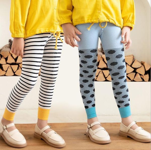 

trousers 2021 wholesale girls printed leggings autumn cotton fashion soft kids 1-12 years ws24, Blue