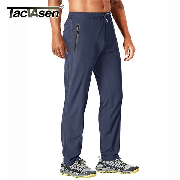 

tacvasen outdoor pants men quick dry straight running hiking pants elastic lightweight yoga fitness exercise sweatpants joggers 210714, Black