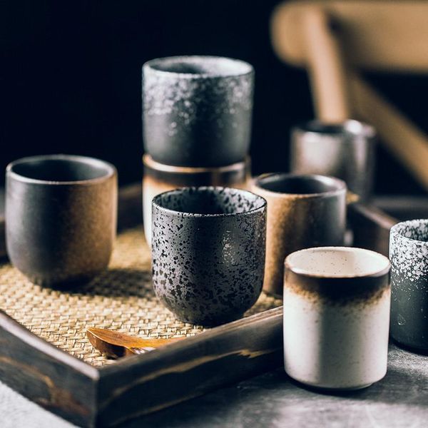 

cups & saucers 150ml 200ml japanese style teacup water cup stoare ceramic hand-painted kungfu cuisine drinkware