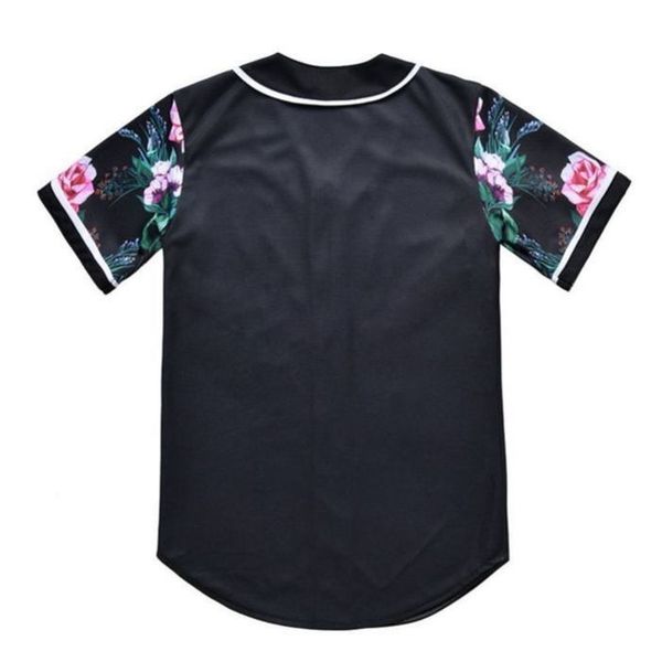 

baseball jersey men stripe short sleeve street shirts black white sport shirt yaj702, Blue;black