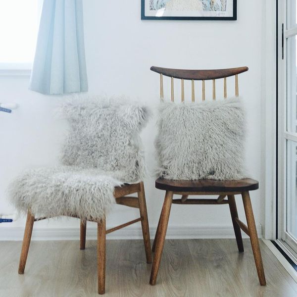 

cx-d-24 lambskin rugs and carpets for bedroom decor real mongolian lamb fur blanket throws blankets
