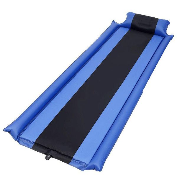

outdoor pads camping single automatic inflatable pad tourist tent siesta sleeping hand strap with pillow thickened moisture-proof