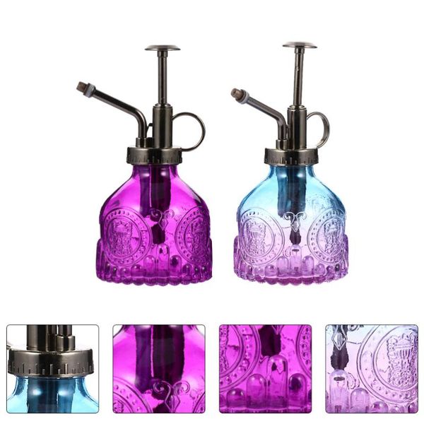 

watering equipments 2pcs glass plant mister spray bottle vintage spritzer