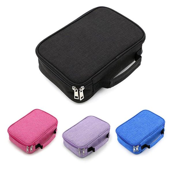 

pencil bags 72 holder pen colored case school multi-functional high capacity zipper bag for student art supplies