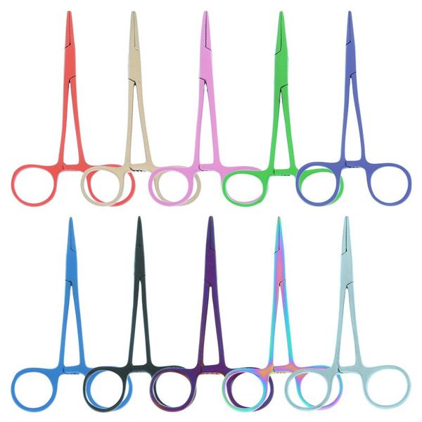 

hair scissors dogs hemostatic forceps stainless steel pets clamp fishing locking pliers epilation tools curved/straight hand tool c0001a