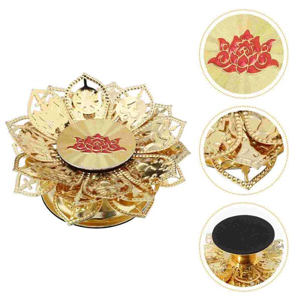 

candle holders 1pc lotus alloy holder party decor stand candlestick