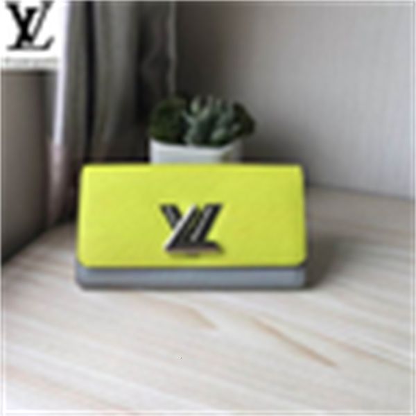 

wallet wallets brand yellow long designer color matching luxury wallet m61782 uvwo color matching long wallet chain water compact ripple pur