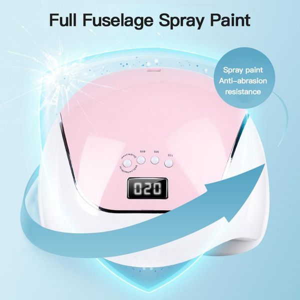 

nail dryers 1 pcs 120w led lamp uv for manicure 36 light bead quick curing gel polish with motion sensing lcd display