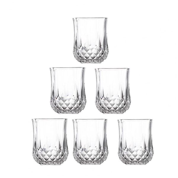 

wine glasses 6 pcs beer mug sturdy scratch-resistant glass lead-for home
