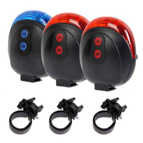 

bike lights bicycle safety warning light laser led flashing lamp tail accessories