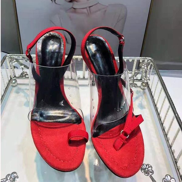 

summer all-match trend slippers net star transparent open-toe word with super high heel stiletto women sandals dress shoes, Black