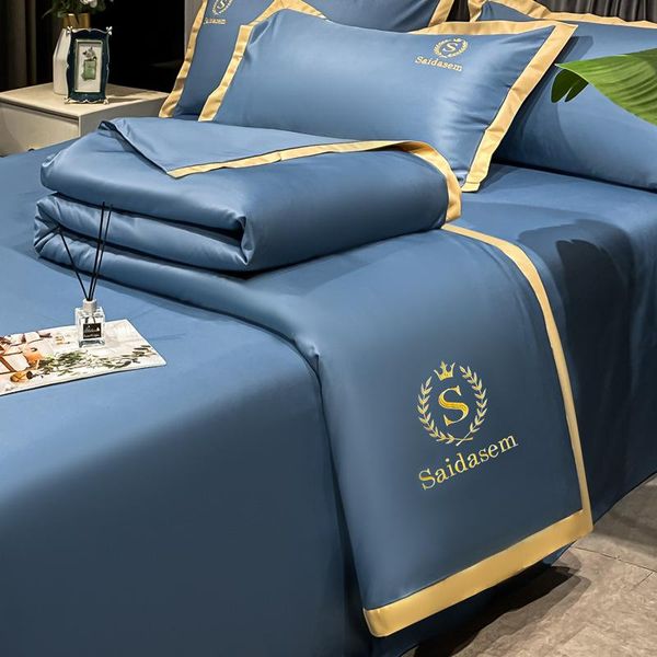 

bedding sets sheet, bed cap, multi-color tencel 4-piece set