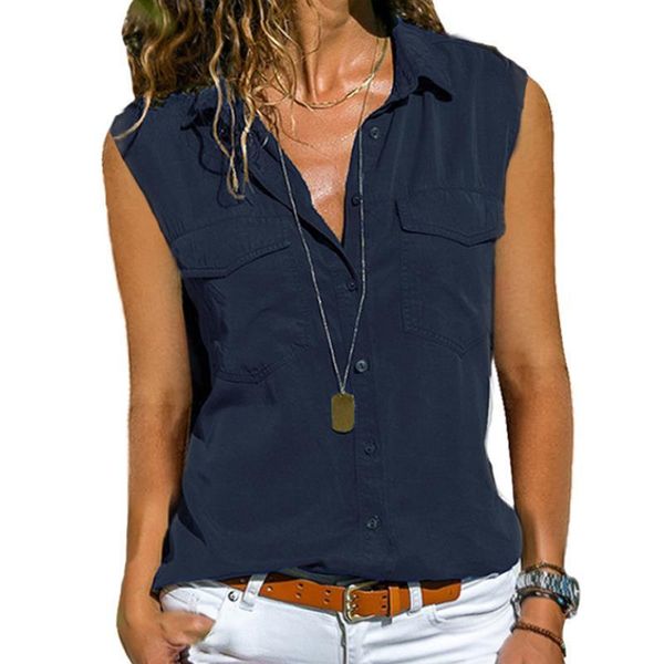 

summer elegant sleeveless women t shirt casual clothes w, White