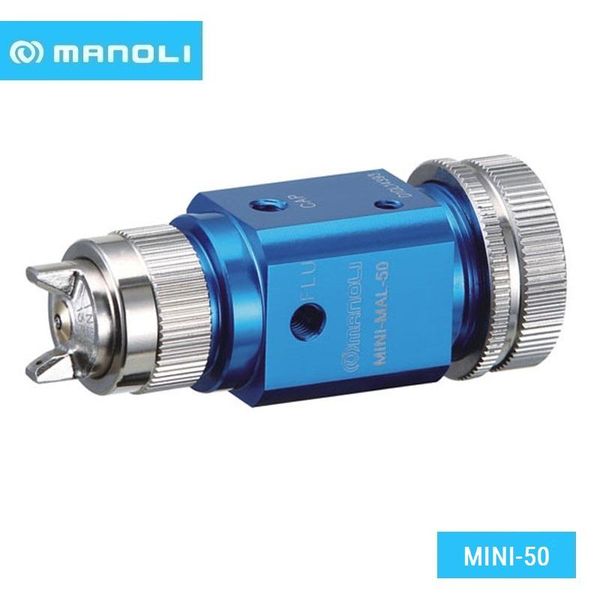 

professional spray guns manoli mini-50 automatic gun series for a tiny quantity of coating,pneumatic tool, high precision mini